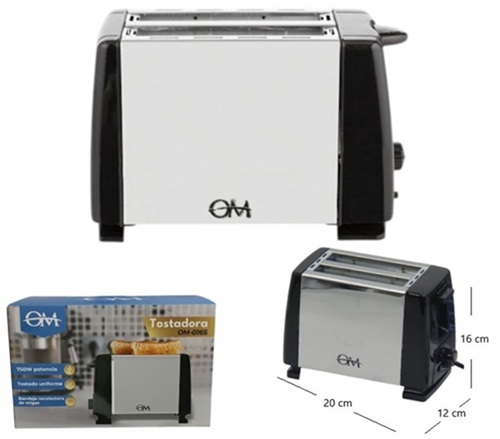 Tostadora Electrica OM-016Sii